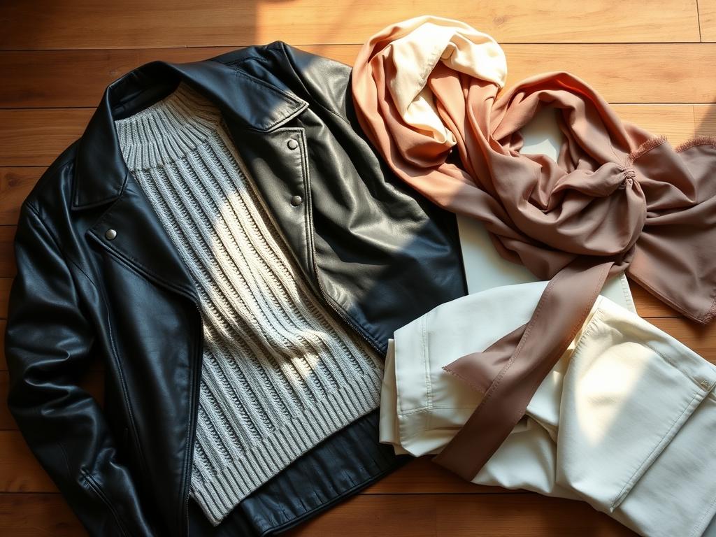 Mixing textures and fabrics for effortless fashion