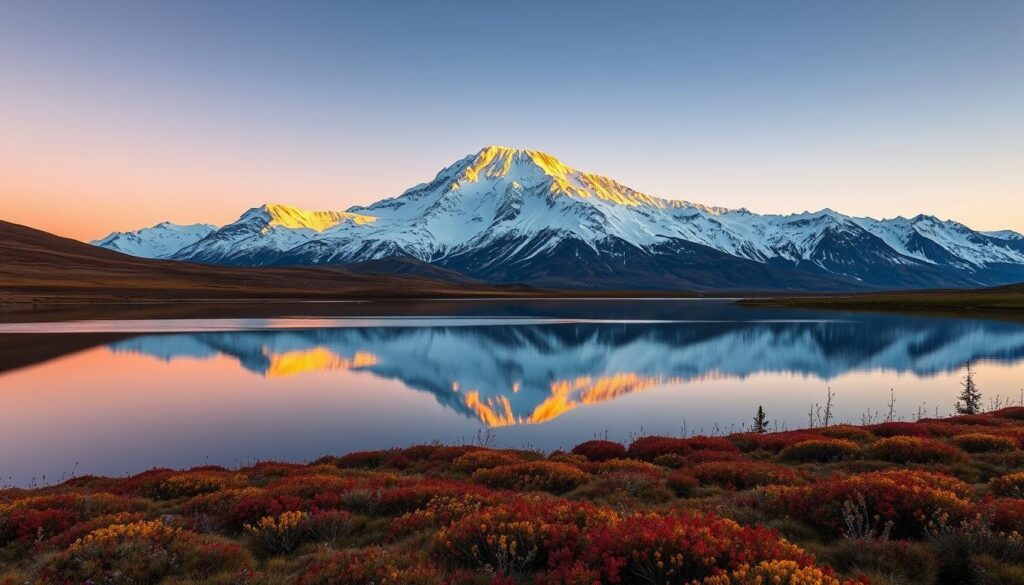 Denali (Mount McKinley) with reflection in Wonder Lake, the centerpiece of one of America's 10 most stunning national parks Denali (Mount McKinley) with reflection in Wonder Lake, the centerpiece of one of America's 10 most stunning national parks