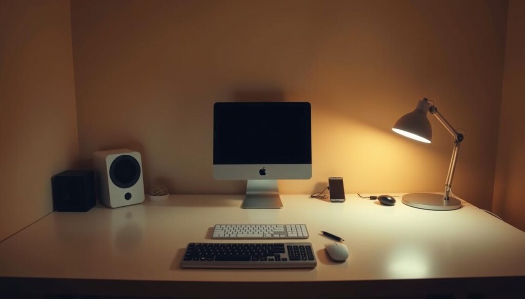 A serene workspace, devoid of digital distractions. A sleek, minimalist desk with a single laptop, surrounded by a clutter-free environment. Warm, indirect lighting casts a soft glow, creating a calm, focused atmosphere. The background is a soothing, neutral tone, allowing the subject to take center stage. The camera angle is slightly elevated, capturing the scene from an unobtrusive, observational perspective. The overall mood is one of clarity, concentration, and the ability to deeply immerse oneself in the task at hand. A serene workspace, devoid of digital distractions. A sleek, minimalist desk with a single laptop, surrounded by a clutter-free environment. Warm, indirect lighting casts a soft glow, creating a calm, focused atmosphere. The background is a soothing, neutral tone, allowing the subject to take center stage. The camera angle is slightly elevated, capturing the scene from an unobtrusive, observational perspective. The overall mood is one of clarity, concentration, and the ability to deeply immerse oneself in the task at hand.