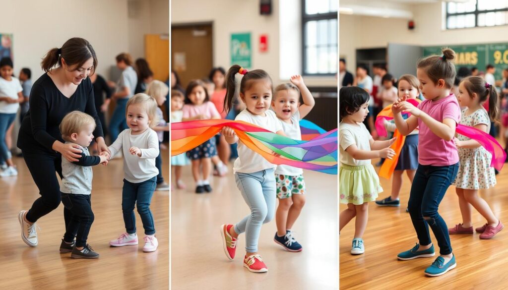 Age-appropriate dance activities for different groups of children Age-appropriate dance activities for different groups of children