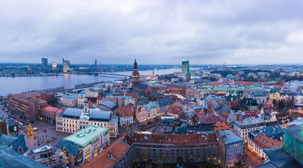 aerial view of city buildings during daytime aerial view of city buildings during daytime