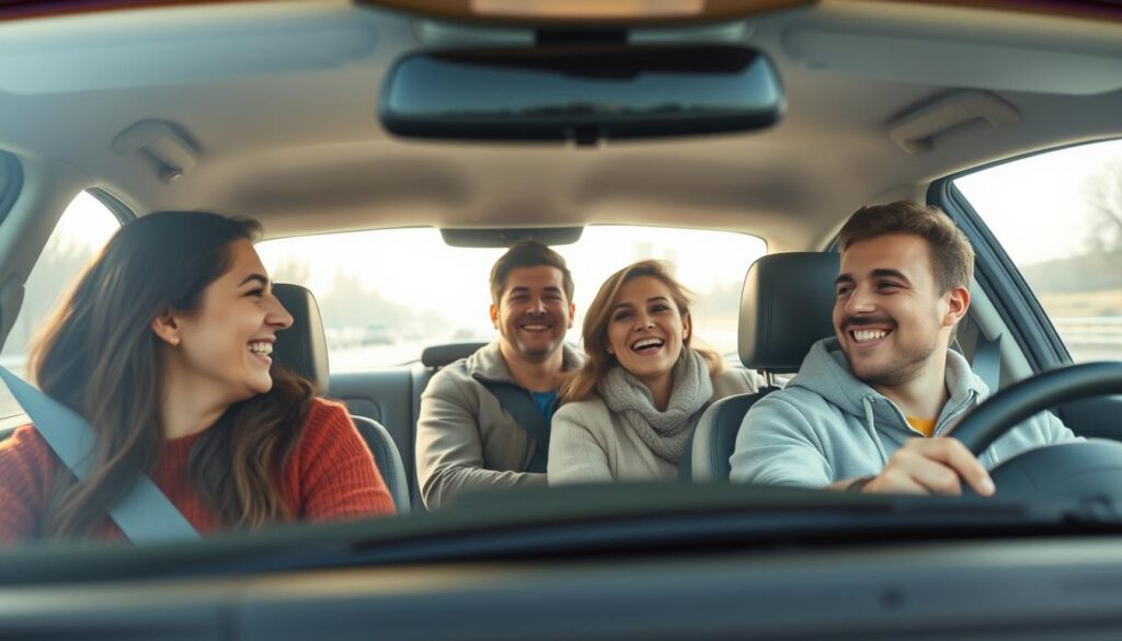 Person carpooling to work to save money fast on commuting costs Person carpooling to work to save money fast on commuting costs