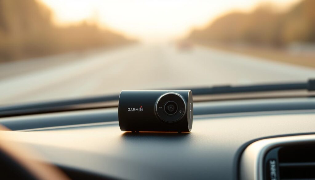 A sleek, compact Garmin Dash Cam Mini 3 rests on a modern, minimalist dashboard. The camera's matte black housing blends seamlessly with the car's interior, while a discreet LED indicator light subtly blinks, signaling its active recording. Crisp 1080p footage is captured through a wide-angle lens, providing a comprehensive view of the road ahead. Soft, natural lighting filters in through the car's windshield, creating a warm, ambient atmosphere. The Dash Cam's unobtrusive design and advanced features make it the perfect budget-friendly solution for safe and responsible driving. A sleek, compact Garmin Dash Cam Mini 3 rests on a modern, minimalist dashboard. The camera's matte black housing blends seamlessly with the car's interior, while a discreet LED indicator light subtly blinks, signaling its active recording. Crisp 1080p footage is captured through a wide-angle lens, providing a comprehensive view of the road ahead. Soft, natural lighting filters in through the car's windshield, creating a warm, ambient atmosphere. The Dash Cam's unobtrusive design and advanced features make it the perfect budget-friendly solution for safe and responsible driving.