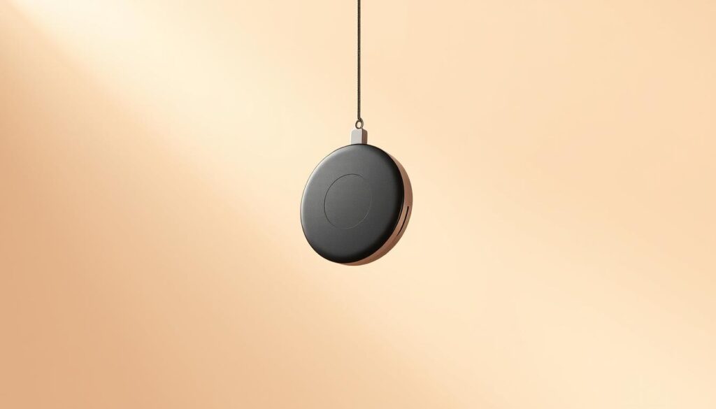 A sleek, minimalist car air freshener accessory suspended against a soft, ethereal background. The object is captured in a clean, well-lit studio setting, highlighted by warm, directional lighting that casts subtle shadows and emphasizes its elegant form. The accessory is presented in a simple, yet sophisticated manner, allowing its functional design and high-quality materials to take center stage. The overall mood is one of understated sophistication, reflecting the essential nature of this must-have vehicle accessory. A sleek, minimalist car air freshener accessory suspended against a soft, ethereal background. The object is captured in a clean, well-lit studio setting, highlighted by warm, directional lighting that casts subtle shadows and emphasizes its elegant form. The accessory is presented in a simple, yet sophisticated manner, allowing its functional design and high-quality materials to take center stage. The overall mood is one of understated sophistication, reflecting the essential nature of this must-have vehicle accessory.