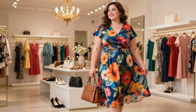 How to Style a Plus Size Dress