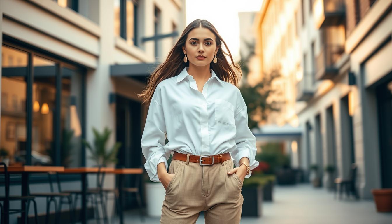 How to Style an Oversized Shirt