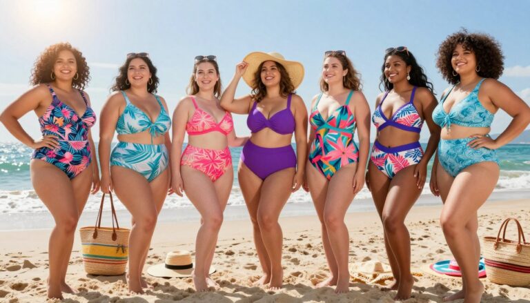 Trendy Plus-Size Swimwear